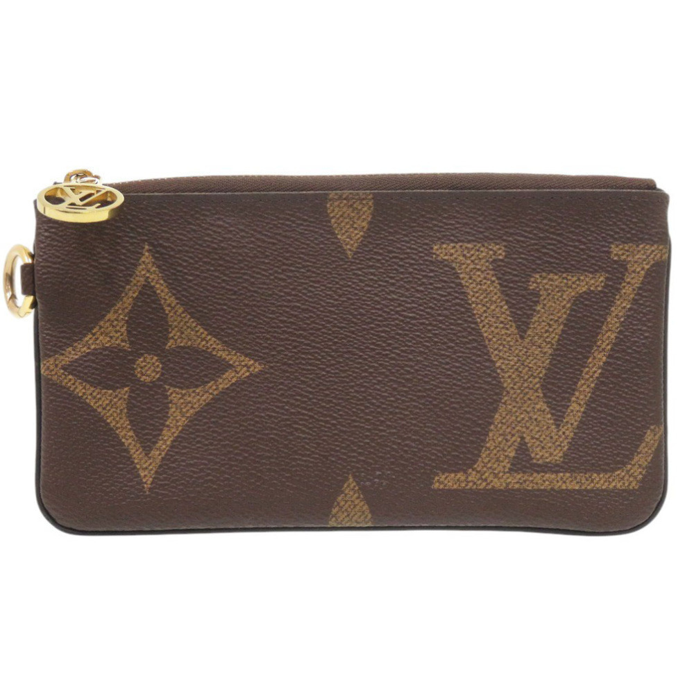 LOUIS VUITTON Brown Monogram Pochette Pouch